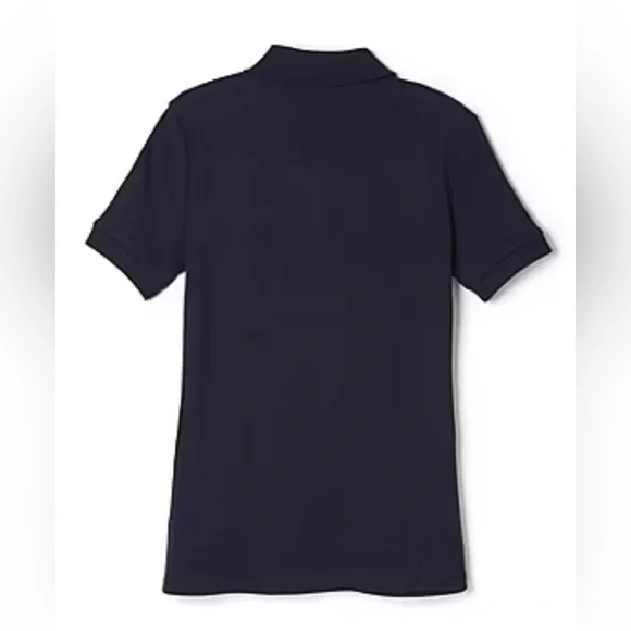 French Toast  Girls Short Sleeve Regular Fit Polo Shirt in navy size XL & XXL. - Picture 2 of 4